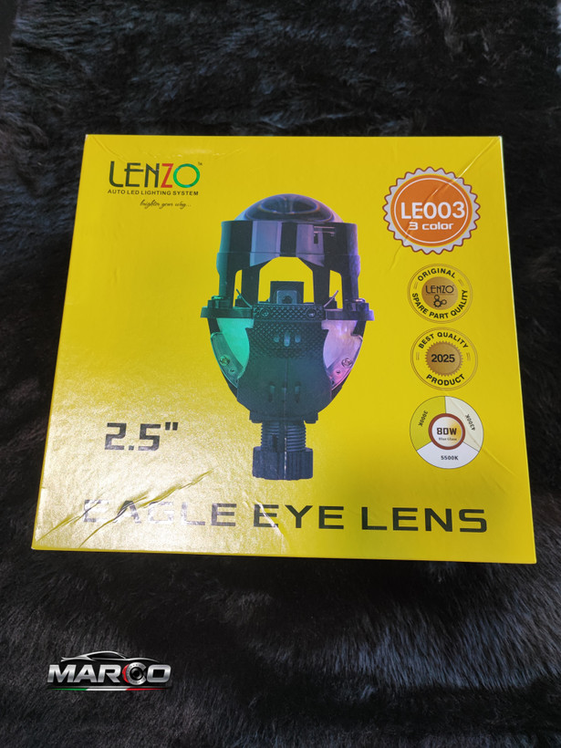 لنز برند لنزو مدل LE003 سه رنگ Bi-LED