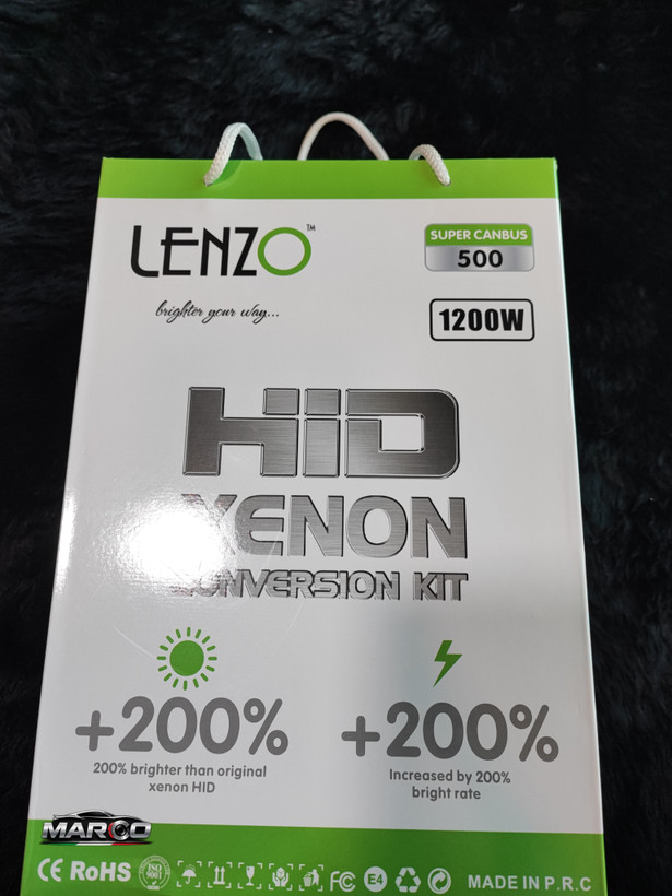 کیت زنون خودرو (HID Xenon kit) 1200W lenzo