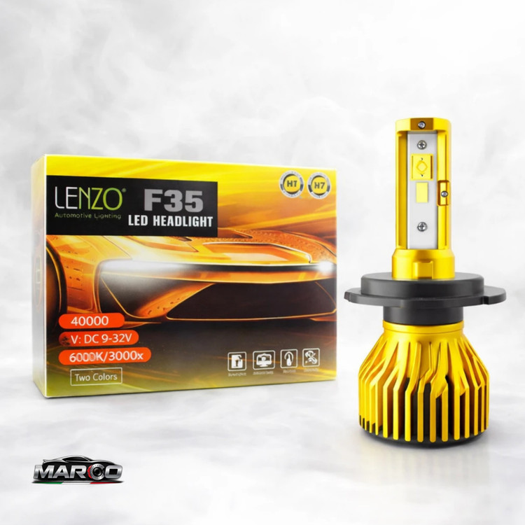 هدلایت دو رنگ f35 لنزو